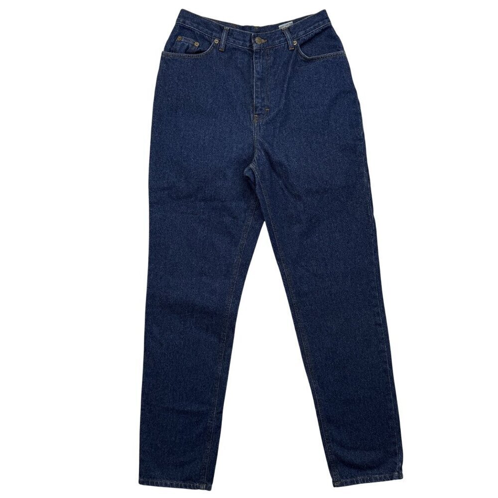 VTG Sloane St Straight Leg Hi Rise Jeans Dark Preppy Country Retro Womens‎ 12